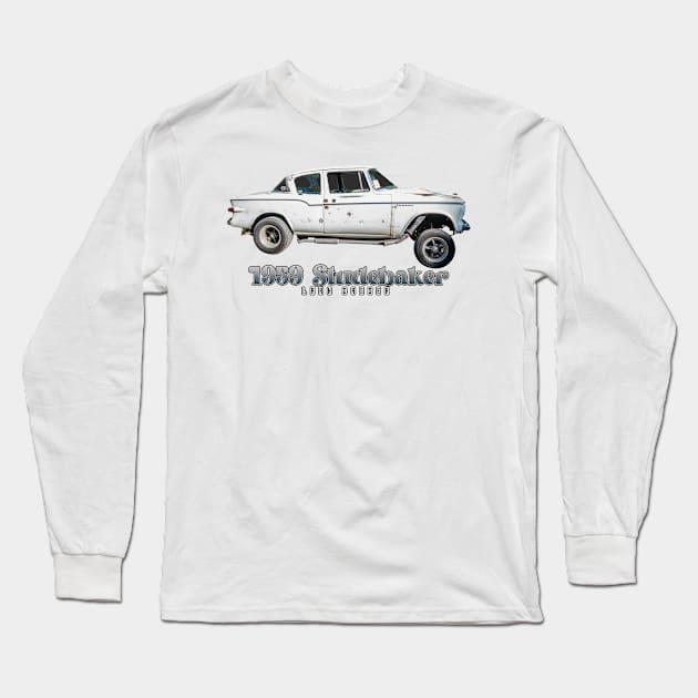 1959 Studebaker Lark Gasser Long Sleeve T-Shirt by Gestalt Imagery